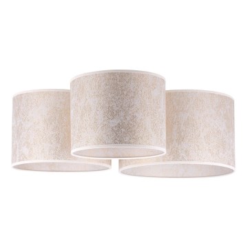 Duolla - Plafonsko svetlo ROLLER TRIO 3xE27/60W/230V belo/zlatno