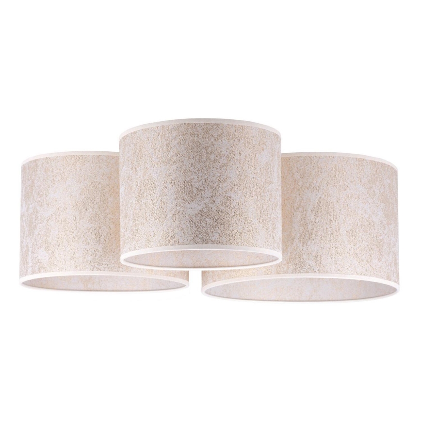 Duolla - Plafonsko svetlo ROLLER TRIO 3xE27/60W/230V belo/zlatno