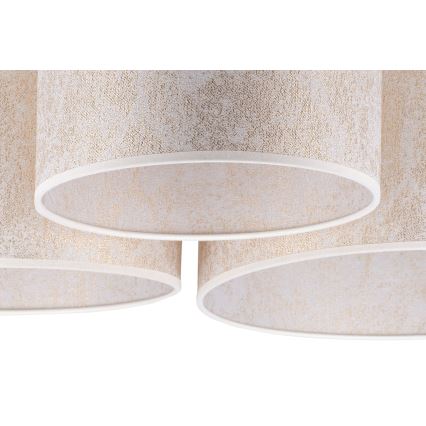 Duolla - Plafonsko svetlo ROLLER TRIO 3xE27/60W/230V belo/zlatno