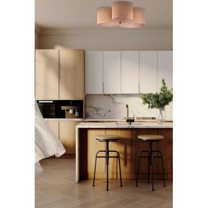 Duolla - Plafonsko svetlo ROLLER TRIO 3xE27/60W/230V bež