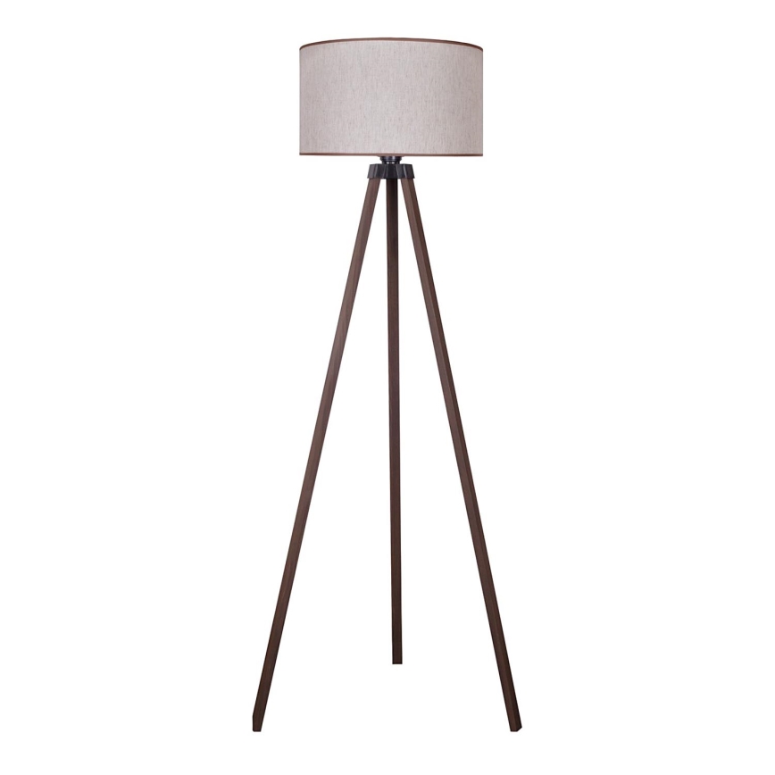 Duolla - Podna lampa 1xE27/60W/230V pr. 44 cm bež/braon