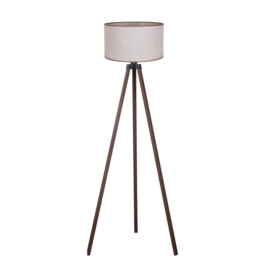 Duolla - Podna lampa 1xE27/60W/230V pr. 44 cm bež/braon