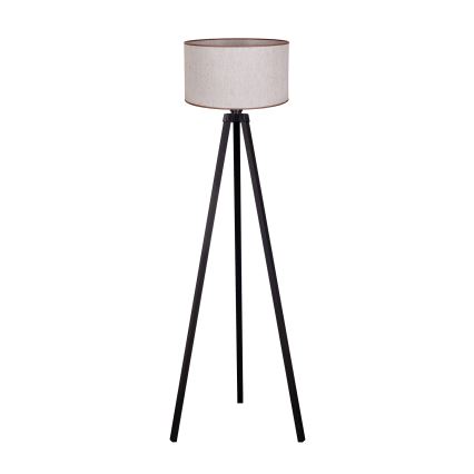 Duolla - Podna lampa 1xE27/60W/230V pr. 44 cm bež/venge