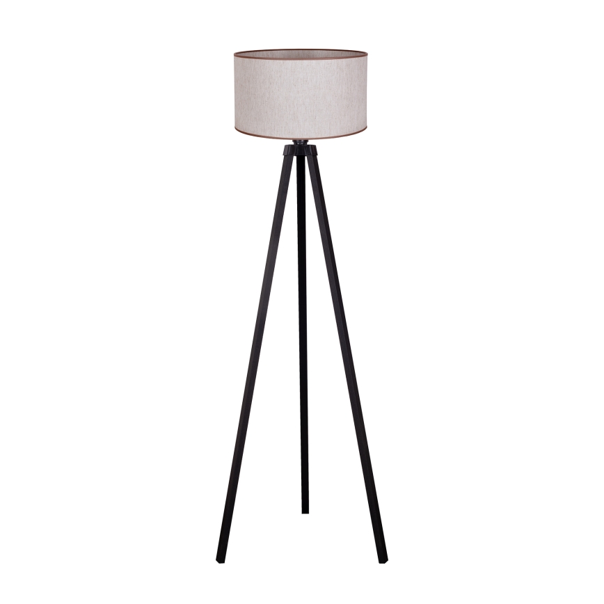Duolla - Podna lampa 1xE27/60W/230V pr. 44 cm bež/venge
