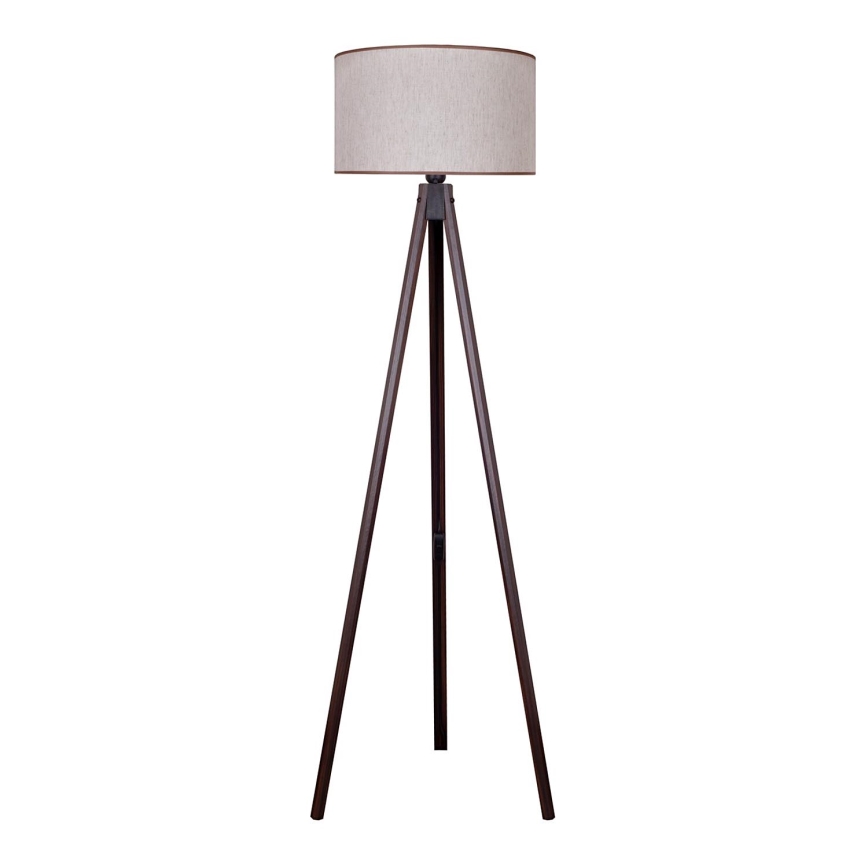 Duolla - Podna lampa 1xE27/60W/230V pr. 44 cm bež/venge