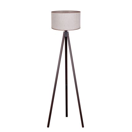Duolla - Podna lampa 1xE27/60W/230V pr. 44 cm bež/venge
