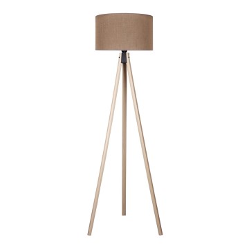 Duolla - Podna lampa 1xE27/60W/230V pr. 44 cm braon/bež