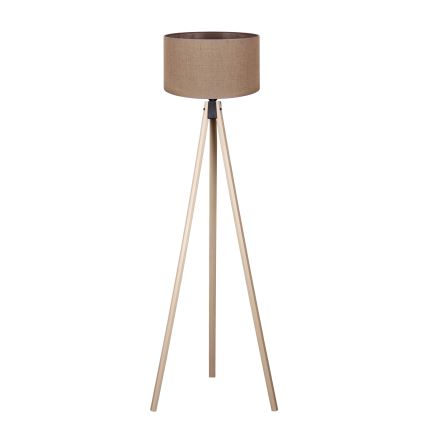 Duolla - Podna lampa 1xE27/60W/230V pr. 44 cm braon/bež