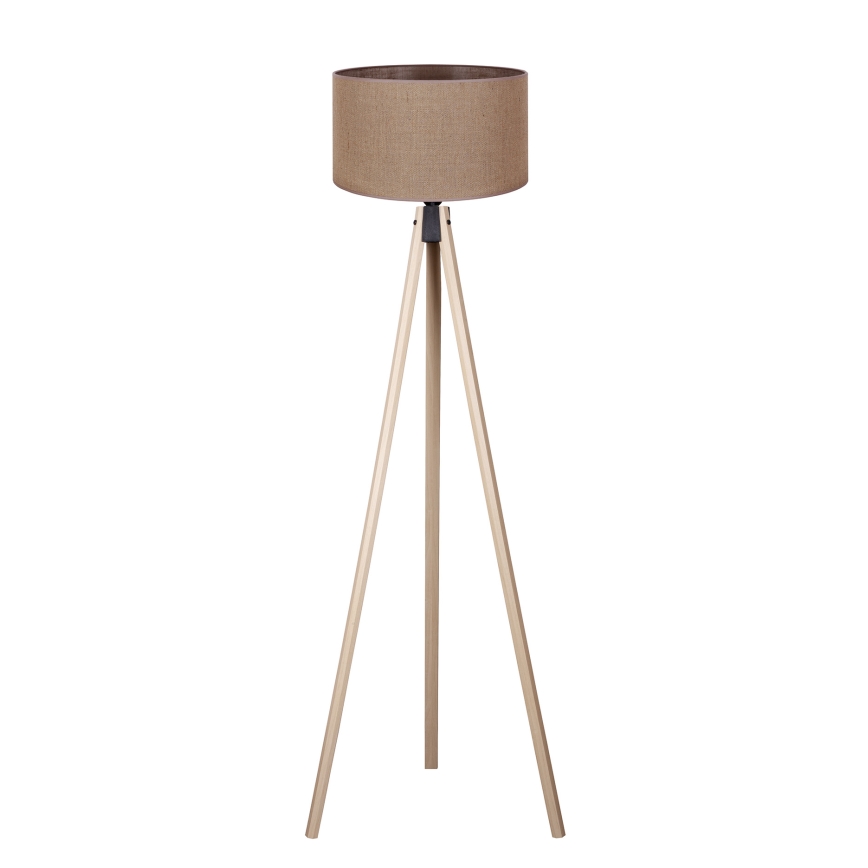 Duolla - Podna lampa 1xE27/60W/230V pr. 44 cm braon/bež