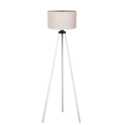Duolla - Podna lampa 1xE27/60W/230V pr. 44 cm kremasta/bela