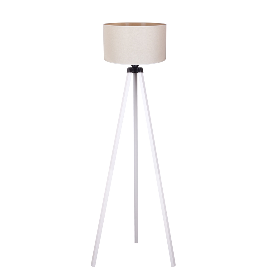 Duolla - Podna lampa 1xE27/60W/230V pr. 44 cm kremasta/bela
