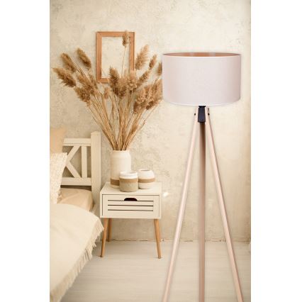 Duolla - Podna lampa 1xE27/60W/230V pr. 44 cm kremasta/bež
