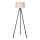 Duolla - Podna lampa 1xE27/60W/230V pr. 44 cm kremasta/braon
