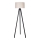 Duolla - Podna lampa 1xE27/60W/230V pr. 44 cm kremasta/venge