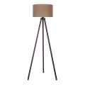 Duolla - Podna lampa 1xE27/60W/230V prečnik 44 cm braon
