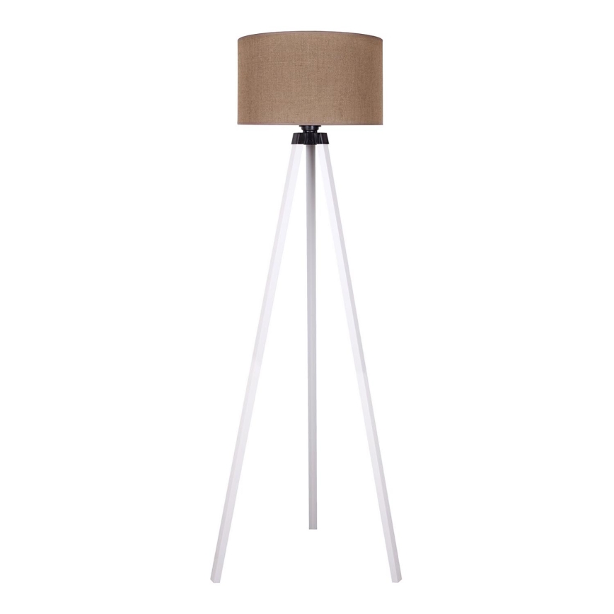 Duolla - Podna lampa 1xE27/60W/230V prečnika 44 cm braon/bela