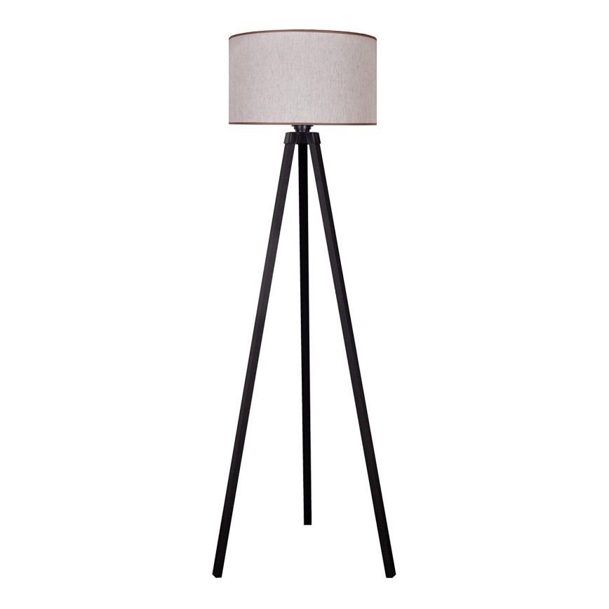 Duolla - Podna lampa 1xE27/60W/230V Ø 44 cm bež/wenge