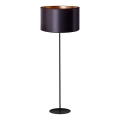 Duolla - Podna lampa CANNES 1xE27/15W/230V pr. 45 cm crno/bakrena