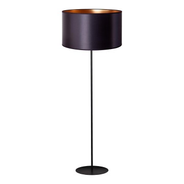 Duolla - Podna lampa CANNES 1xE27/15W/230V pr. 45 cm crno/bakrena