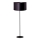 Duolla - Podna lampa CANNES 1xE27/15W/230V pr. 45 cm crno/srebrno