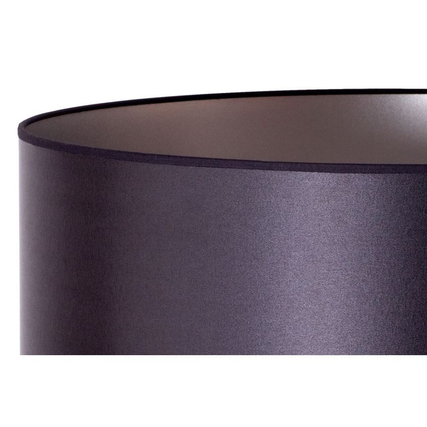 Duolla - Podna lampa CANNES 1xE27/15W/230V pr. 45 cm crno/srebrno