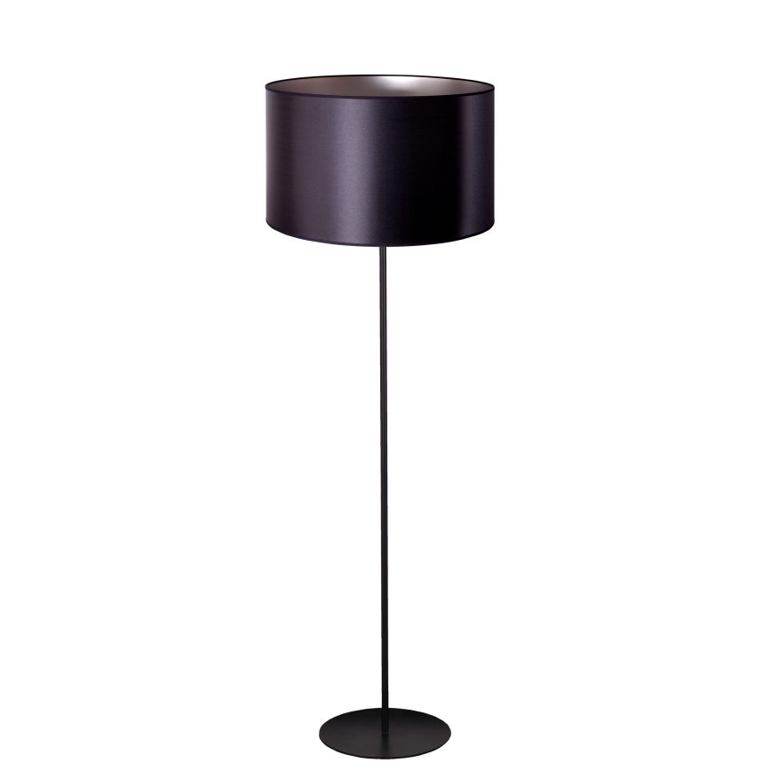 Duolla - Podna lampa CANNES 1xE27/15W/230V pr. 45 cm crno/srebrno