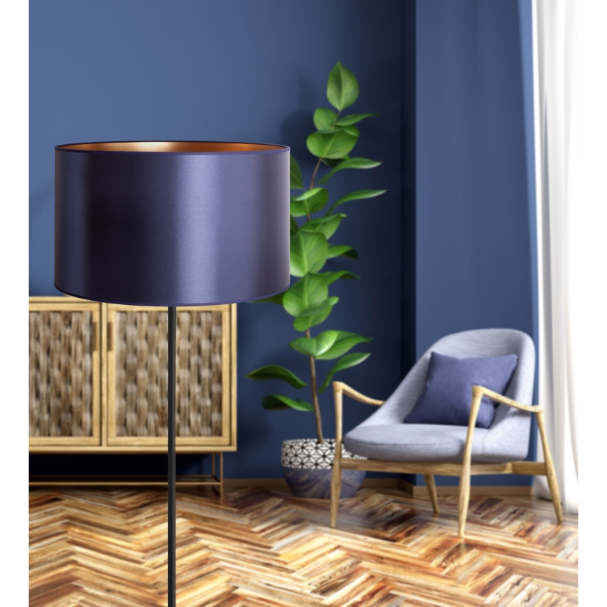 Duolla - Podna lampa CANNES 1xE27/15W/230V pr. 45 cm ljubičasta/bakrena/crno