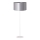 Duolla - Podna lampa CANNES 1xE27/15W/230V pr. 45 cm srebrno/bela