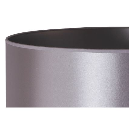 Duolla - Podna lampa CANNES 1xE27/15W/230V pr. 45 cm srebrno/crno