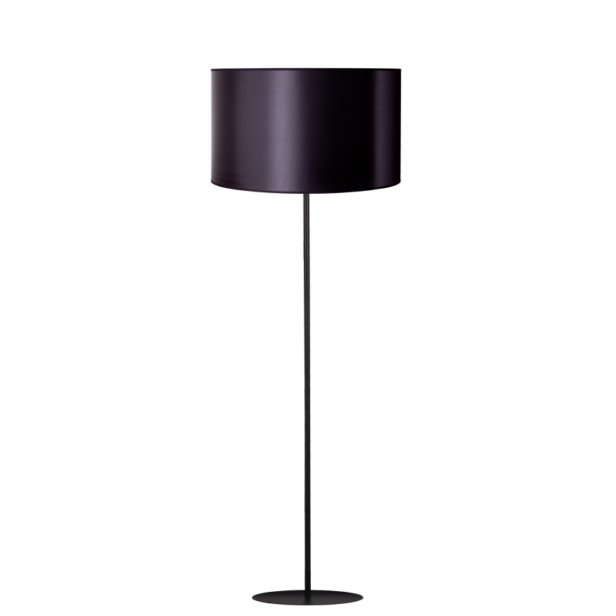 Duolla - Podna lampa CANNES 1xE27/15W/230V prečnik 45 cm crna/srebrna