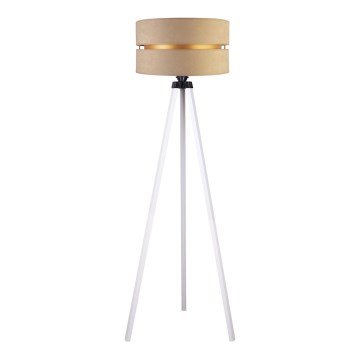 Duolla - Podna lampa DUO 1xE27/60W/230V pr. 44 cm bež/bela