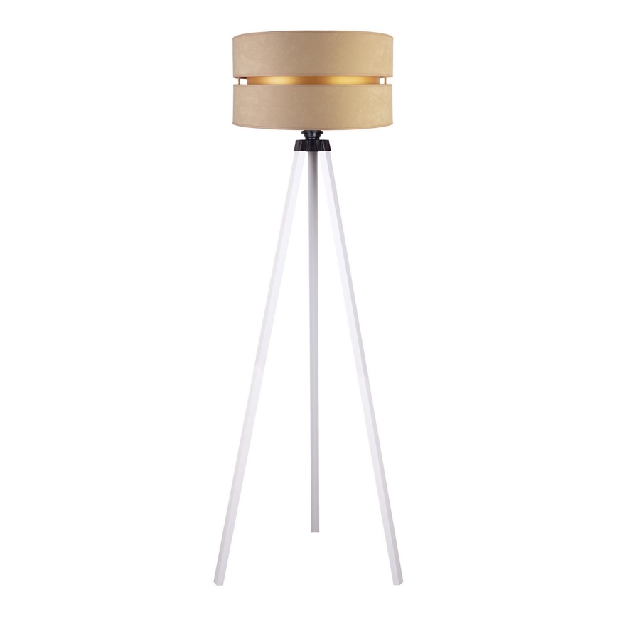 Duolla - Podna lampa DUO 1xE27/60W/230V pr. 44 cm bež/bela