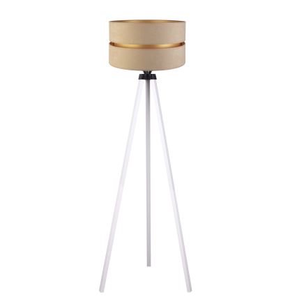 Duolla - Podna lampa DUO 1xE27/60W/230V pr. 44 cm bež/bela