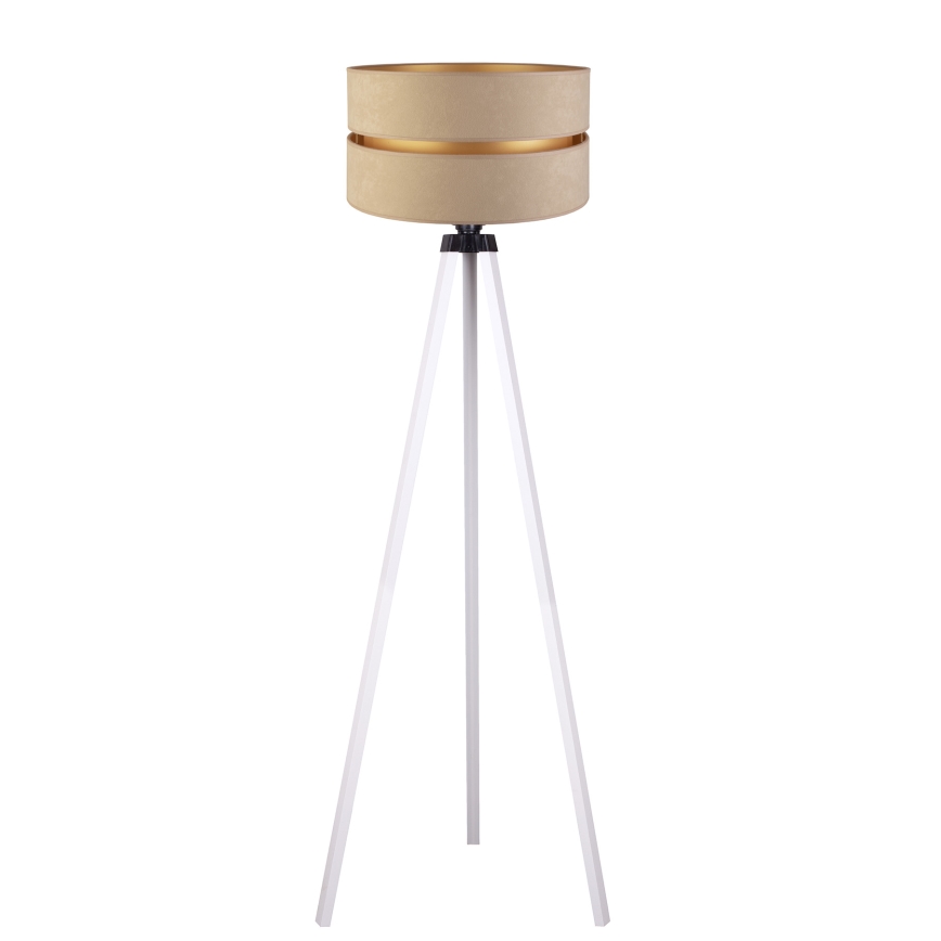 Duolla - Podna lampa DUO 1xE27/60W/230V pr. 44 cm bež/bela
