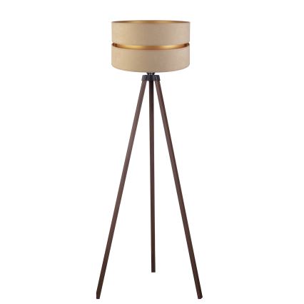 Duolla - Podna lampa DUO 1xE27/60W/230V pr. 44 cm bež/braon