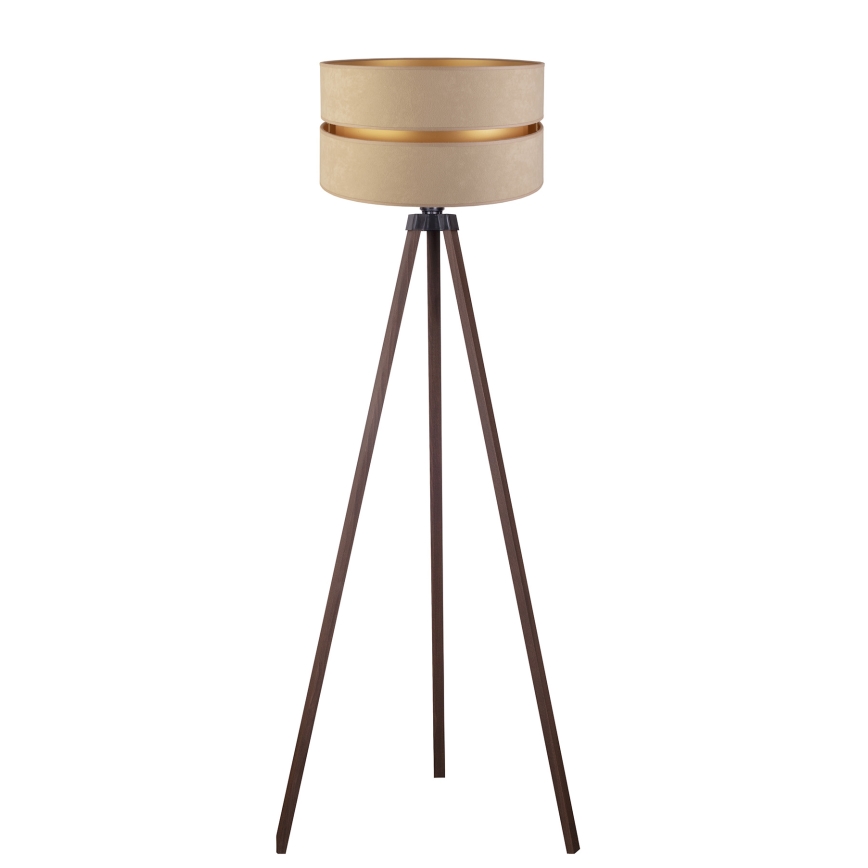 Duolla - Podna lampa DUO 1xE27/60W/230V pr. 44 cm bež/braon