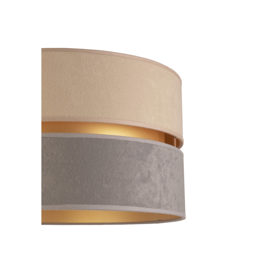 Duolla - Podna lampa DUO 1xE27/60W/230V pr. 44 cm bež/sivo/bela