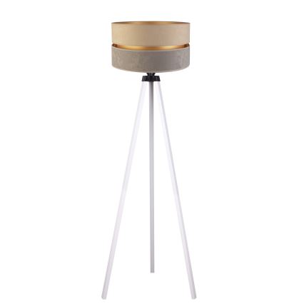 Duolla - Podna lampa DUO 1xE27/60W/230V pr. 44 cm bež/sivo/bela
