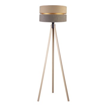 Duolla - Podna lampa DUO 1xE27/60W/230V pr. 44 cm bež/sivo/bež