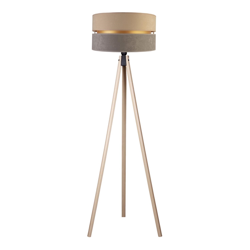 Duolla - Podna lampa DUO 1xE27/60W/230V pr. 44 cm bež/sivo/bež