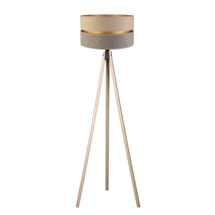 Duolla - Podna lampa DUO 1xE27/60W/230V pr. 44 cm bež/sivo/bež