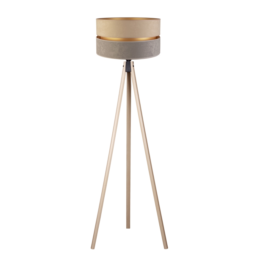 Duolla - Podna lampa DUO 1xE27/60W/230V pr. 44 cm bež/sivo/bež