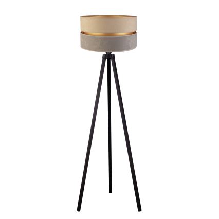 Duolla - Podna lampa DUO 1xE27/60W/230V pr. 44 cm bež/sivo/venge