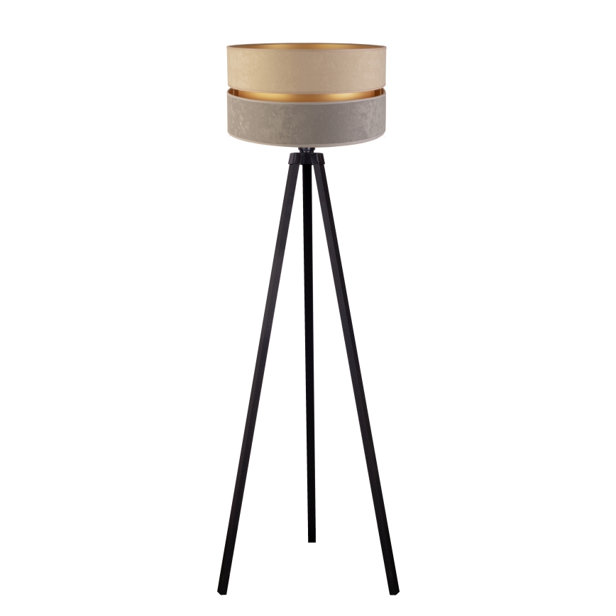Duolla - Podna lampa DUO 1xE27/60W/230V pr. 44 cm bež/sivo/venge