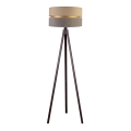 Duolla - Podna lampa DUO 1xE27/60W/230V pr. 44 cm bež/sivo/venge