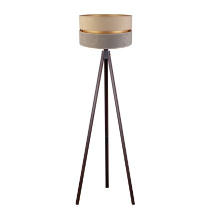 Duolla - Podna lampa DUO 1xE27/60W/230V pr. 44 cm bež/sivo/venge