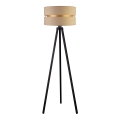 Duolla - Podna lampa DUO 1xE27/60W/230V pr. 44 cm bež/venge