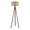 Duolla - Podna lampa DUO 1xE27/60W/230V pr. 44 cm bež/venge
