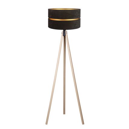 Duolla - Podna lampa DUO 1xE27/60W/230V pr. 44 cm crno/bež
