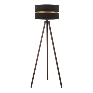 Duolla - Podna lampa DUO 1xE27/60W/230V pr. 44 cm crno/braon